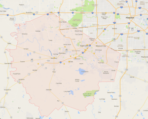 fort bend county security area map